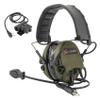 TACGZGJSM TAC200PROULTRA Tactical Headset,Ear Protection,Electronic Noise Canceling Headphones,with U94 PTT,for Airsoft,Hunting (Army Green) view 2