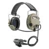 TACGZGJSM TAC200PROULTRA Tactical Headset,Ear Protection,Electronic Noise Canceling Headphones,with U94 PTT,for Airsoft,Hunting (Tan) view 1