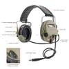 TACGZGJSM TAC200PROULTRA Tactical Headset,Ear Protection,Electronic Noise Canceling Headphones,with U94 PTT,for Airsoft,Hunting (Tan) view 4