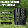 Adegari Soccer Shin Guards for Kids Youth, Protective Soccer Shin Pads & Sleeves with Optimized Insert Pocket & Long Soccer Socks for Children Teens Boys Girls-Orange M view 2