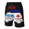 Wee Woo Ambulance Amr Funny EMS EMT Paramedic Men's Swim Trunks Bathing Mesh Lining Suit Swimsuits Beach Shorts with Pockets Medium9 view 2