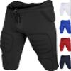 Penveer Youth Football Pants - Safety Integrated Comfortable Youth Football Practice Pants for Boys (Black, YL) view 1