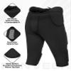 Penveer Youth Football Pants - Safety Integrated Comfortable Youth Football Practice Pants for Boys (Black, YL) view 3