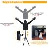 Kunovo Basketball Shooting Defender Dummy, Dribbling Training Aid with Triangle Stand Base, Professional Shot Trainer Mannequin for Dribbling/Passing (Size : Small) view 4