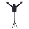 Kunovo Portable Basketball Defender Mannequin, Dribbling/Passing/Shot Practice Dummy, Sports Training Device Movable Arm  Adjustable Triangle Stand (Size : 1PC)