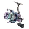 Aurora Color Fishing Scroll, Metal Waterproof and Lightweight Fishing Scroll -3+1 HPCR Rolling Bearing, Smooth Operation,AT6000 view 1