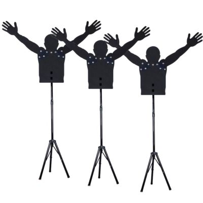 Kunovo Portable Basketball Defender Mannequin, Dribbling/Passing/Shot Practice Dummy, Sports Training Device Movable Arm  Adjustable Triangle Stand (Size : 3PCS)