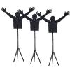 Kunovo Portable Basketball Defender Mannequin, Dribbling/Passing/Shot Practice Dummy, Sports Training Device Movable Arm  Adjustable Triangle Stand (Size : 3PCS) view 1