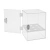 9 Holes Ice Cream Cone Cabinet, Transparent Waffle Hand Roll Sushi Display Box Acrylic Ice Cream Cone Holder Stand w/Handle for Dessert Shop Picnics Birthday Parties view 3
