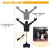 Kunovo Basketball Training Defender Dummy, Dribbling Training Aid with Water Injection Base, Moveable Hands Defender Practice Dummy, 2 Size Options (Size : Small) view 4