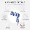 Trukd Flag of Uruguay Headbands,Sports Head Tie,Headband for Men and Women,Hair Band for Running, Workout, Football, Black, TD-TD12158 view 4