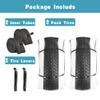 SIMEIQI 26x2.35 Inch Beach Cruiser Bike Tire Black White Wall or Brown Cream Wall Folding Replacement Bicycle Tire for Hybrid City Commuter Trail (Black White 2 Tires 2 Tubes 2 Levers, 26x2.35) view 2
