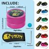 YEUEK TAOM Pool Chalk Holder Round Shaped Practical Tool Billiards Accessories Magnetic Mini Chalk Tip Case Container Round Box Billiards view 2