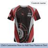Customizable Archery Novelty T Shirt Print Top with Recurve Bow and Archery Target Graphic On it for Archer Team view 2