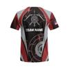 Customizable Archery Novelty T Shirt Print Top with Recurve Bow and Archery Target Graphic On it for Archer Team view 3