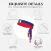 Trukd Haitian Flag Headbands,Sports Head Tie,Headband for Men and Women,Hair Band for Running, Workout, Football, Black, TD-TD12158 view 4