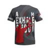 NineFit Basics Design Your Own Archery Short Sleeve Tshirt Print Aim Exhale Shoot Top with Compound Bow Graphic On it for Archer, X-Large view 3