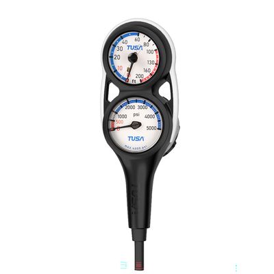 TUSA SC-0301U Scuba Diving Console Pressure (5000 PSI), Depth (Feet), & Compass (North Hemisphere) Gauge