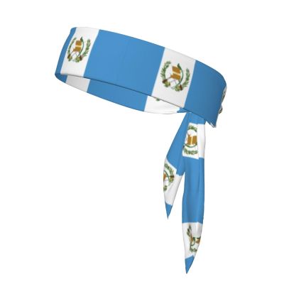 Trukd Flag of Guatemala Headbands,Sports Head Tie,Headband for Men and Women,Hair Band for Running, Workout, Football, Black, TD-TD12158