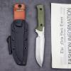 LENGRENIce Breaker 10.8 Inches 6.2MM THK Full Tang Heavy Fixed Blade Bright Stone Wash Tactical Knife Kydex Sheath And Magnesium Rod For Camping Hiking Hunting view 2