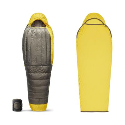 Sea to Summit Sleep System: Spark Sleeping Bag and Reactor Liner
