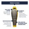 Sea to Summit Sleep System: Spark Sleeping Bag and Reactor Liner view 4