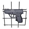 Hammy3DPrints Mount for Taurus PT 709 - Gridwall | Pistol Holder Handgun Storage Rack (Facing Left) view 1
