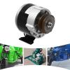 24V 250W Electro Motor Gear Reduction Electric Motor, Brushed DC Motor Powerful Electric Motor with Belt Pulley for Scooters, E-Bikes, Tricycles (12, Volts) view 4