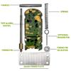 12 Gauge Perimeter Alarm US Patented QUAD 3.0 and Reusable 85ft Kevlar Trip Wire Reels Set by Trip Alarm Co. Full 360 Coverage and Only Patented 4-Way Trip Wire Alarm for Outdoor Security view 2
