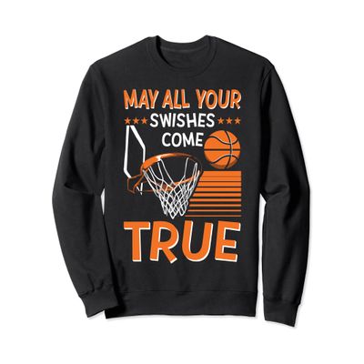 Basketball Swishes Basketball Player Basketballer Team Sport Sweatshirt