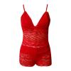 Akklian Sexy Lingerie Set for Women Sheer Lace Silk Sling Pajama Sets Push up Corset and Boyshorts Sleepwear 3 Piece Sets view 3