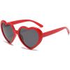 JINHUIBBA Girls Heart Sunglasses Polarized UV 400 Protection Vintage Kids Love Heart Sunglasses for Age 3-10 Years view 1