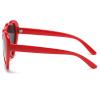 JINHUIBBA Girls Heart Sunglasses Polarized UV 400 Protection Vintage Kids Love Heart Sunglasses for Age 3-10 Years view 3