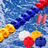NineFit Basics Pool Safety Float Line Divider Rope Kits, Swimming Pool Strong Buoyancy Divider Floats, 8 Buoys/m Pool Lane Buoy Lines for Commercial Competition, 4meter (13ft) view 1