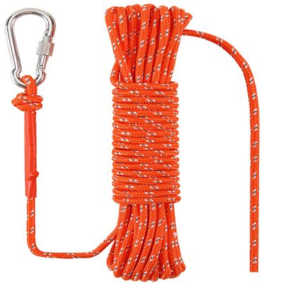 NorthPada 1/4 in (6mm) x 100 Ft (30Meter) Marine Floating Rope for Boating, Fishing, Rafting, Camping, Hiking, Hunting, Anchor, Mooring, Dock Lines, Kayak, Canoe, Rescuing Reflective Orange