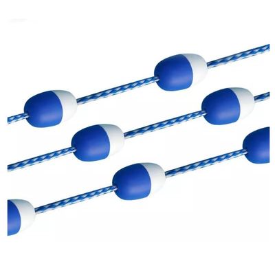 NineFit Basics Safety Rope with Floats, Preassembled Pool Rope, Floating Cordon Pool Safety Divider, Polyethylene Nylon Rope Rope Float Kit for Pools Beach, 35m, Blue