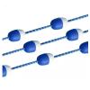NineFit Basics Safety Rope with Floats, Preassembled Pool Rope, Floating Cordon Pool Safety Divider, Polyethylene Nylon Rope Rope Float Kit for Pools Beach, 35m, Blue view 1