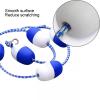 NineFit Basics Safety Rope with Floats, Preassembled Pool Rope, Floating Cordon Pool Safety Divider, Polyethylene Nylon Rope Rope Float Kit for Pools Beach, 35m, Blue view 3