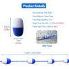NineFit Basics Swimming Pool Safety Rope and Float Kit, 20 40 60 80 Ft Length Blue  White Pool Rope Float Keeper for Effective Visibility, Lane Marker for Distinguish Between Waters (Size : 59ft/1 view 2