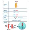 NineFit Basics Swimming Pool Safety Divider Rope, Pool Rope Floats to Divide Pool with 2 Pre Assembled Stainless Hooks, Buoy Rope Float Line Floating Barrier 5pcs Buoy/m, 9m(30ft), 6cm Diameter view 2