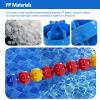 13ft/33ft/53ft/72ft/82ft Long Pool Driveway Rope Tensioner, Safety Rope with Floats for Pool, Buoy Floating Cordon Pool Safety Divider for Public/Private/Large Pool view 4