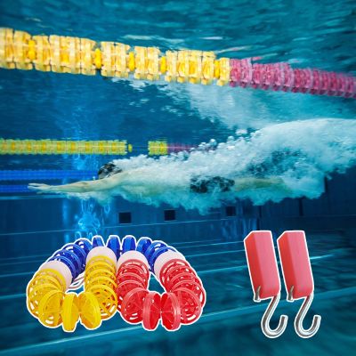 NineFit Basics Swimming Pool Safety Divider Rope & Float Kits, Public Pools Lane Area Floating Divider Ropes, Pool Separation Line for Dividing Water Area (Color : Nylon Rope, Size : 9m(29.5ft))