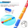 Swimming Pool Rope Float Kits, Commercial Floating Rope Lane Line with Hooks, 1-10 M Long Safety Marker Lines for Dividing Pool Lanes Areas (Size : 9m/29.5ft) view 2
