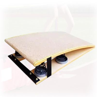 Kids Gymnastics Equipment 4 Springs Gymnastics Springboard for Kids/Teen, Wooden Pro Curved Jump Pad for Home Room Athletics Training Ground, Vaulting High/Backflip/Vault Training Equipment