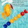 NineFit Basics Safety Rope with Floats, Swimming Pool Safety Divider Rope, Dividing Lanes Areas Floating Line Floats, Indoor Outdoor Rope Pool Floating Barrier for Shoal Beach view 4