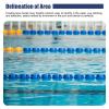 NineFit Basics Safety Pool Rope Float for Swimming Pool, Pools Break Waves Safety Rope with Floating  Hooks, 3-49ft Long Safety Float Line Divider Rope Kits view 3