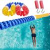 Pool Safety Divider Swim Lane Line, UV Protection Swimming Competition Divider Line 17 Buoys/m, Pool Safety Rope for Section Off Hazardous Areas (Color : Nylon Rope, Size : 14meter eter(46ft)) view 1