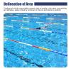 NineFit Basics Swimming Pool Divider Float Line, Professional Pool Safety Rope Kits with Floating Buoys  Hooks, Beach/Swimming Training Pool Safety Rope, 7m(23ft) view 3