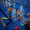 NineFit Basics Rope Floats, Swimming Pool Divider Ropes, Strong Buoyancy Shock Proof Spiral Safety Fence Divide Beach Deep End Divider, 8 Buoys/m One Color Per Meter (Color : 4.7in, Size : Steel w view 2