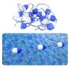 NineFit Basics Pool Safety Divider Rope Kits with Bi-Tone Float, Anti-Wave Swimming Pool Divider Rope Floating Buoys, Pool Lane Divider for Public Pools/Beach, 2m(6.5ft) view 1
